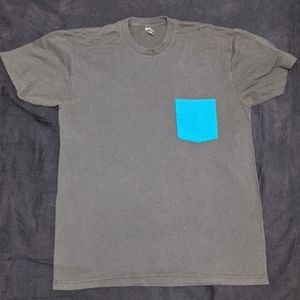 Vintage American Apparel 50/50 Colorblock Tee